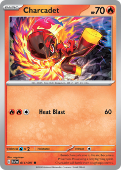 Charcadet, Paldean Fates #14, Pokémon TCG card