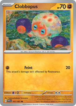 Clobbopus, Paldean Fates #51, Pokémon TCG card
