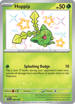 Hoppip, Paldean Fates #96, Pokémon TCG card