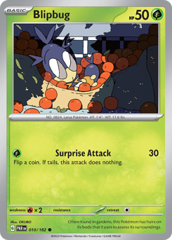 Blipbug, Paradox Rift #10, Pokémon TCG card