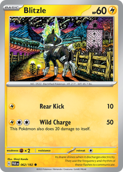 Blitzle, Paradox Rift #62, Pokémon TCG card