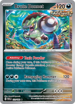 Brute Bonnet, Paradox Rift #123, Pokémon TCG card