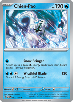 Chien-Pao, Paradox Rift #57, Pokémon TCG card