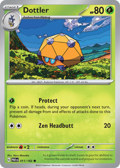 Dottler, Paradox Rift #11, Pokémon TCG card