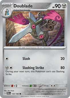 Doublade, Paradox Rift #132, Pokémon TCG card