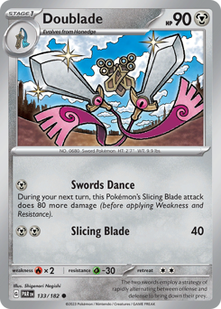 Doublade, Paradox Rift #133, Pokémon TCG card