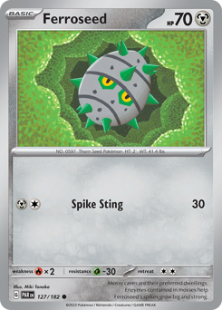 Ferroseed, Paradox Rift #127, Pokémon TCG card