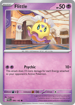 Flittle, Paradox Rift #80, Pokémon TCG card