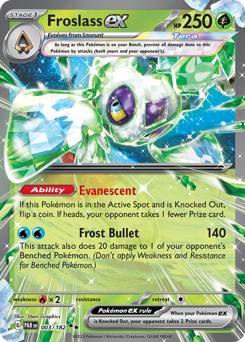 Froslass ex, Paradox Rift #3, Pokémon TCG card