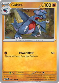 Gabite, Paradox Rift #95, Pokémon TCG card