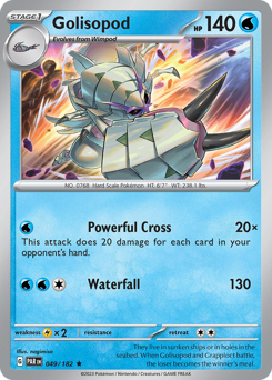 Golisopod, Paradox Rift #49, Pokémon TCG card