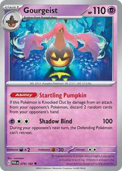 Gourgeist, Paradox Rift #78, Pokémon TCG card