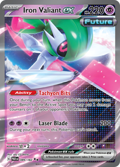 Iron Valiant ex, Paradox Rift #89, Pokémon TCG card
