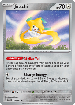 Jirachi, Paradox Rift #126, Pokémon TCG card