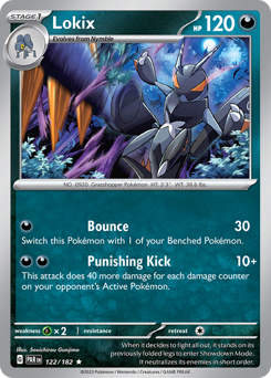 Lokix, Paradox Rift #122, Pokémon TCG card