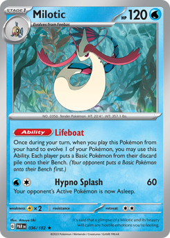 Milotic, Paradox Rift #36, Pokémon TCG card
