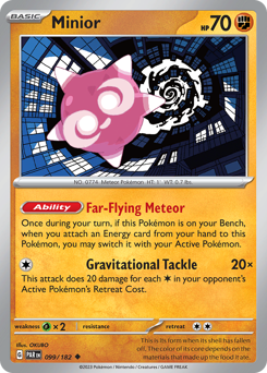 Minior, Paradox Rift #99, Pokémon TCG card