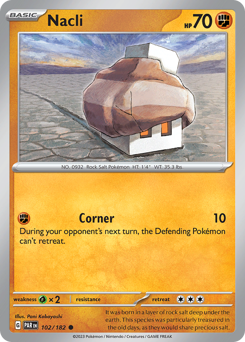 Nacli, Paradox Rift #102, Pokémon TCG card