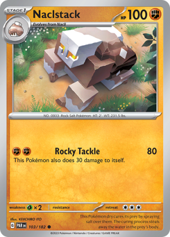 Naclstack, Paradox Rift #103, Pokémon TCG card