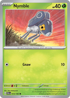 Nymble, Paradox Rift #13, Pokémon TCG card