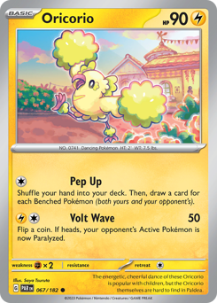 Oricorio, Paradox Rift #67, Pokémon TCG card