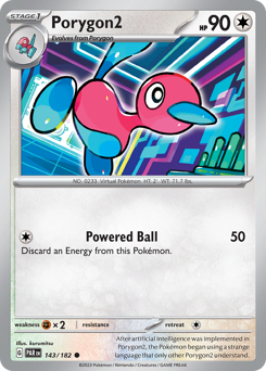 Porygon2, Paradox Rift #143, Pokémon TCG card