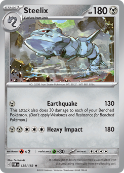 Steelix, Paradox Rift #125, Pokémon TCG card