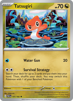 Tatsugiri, Paradox Rift #141, Pokémon TCG card