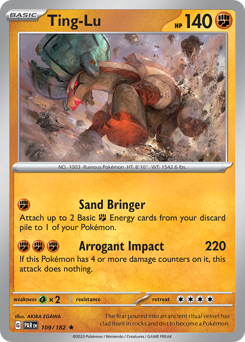 Ting-Lu, Paradox Rift #109, Pokémon TCG card