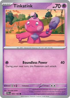 Tinkatink, Paradox Rift #83, Pokémon TCG card