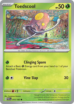 Toedscool, Paradox Rift #15, Pokémon TCG card