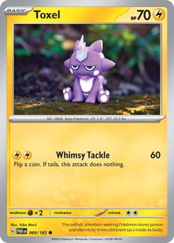 Toxel, Paradox Rift #69, Pokémon TCG card