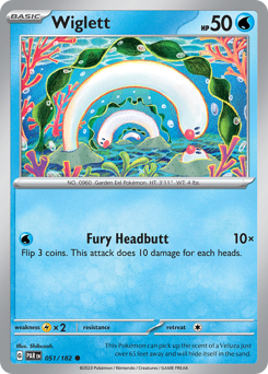 Wiglett, Paradox Rift #51, Pokémon TCG card