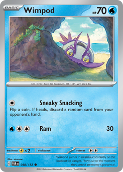 Wimpod, Paradox Rift #48, Pokémon TCG card