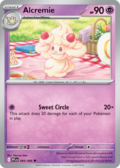 Alcremie, Phantasmal Flames #44, Pokémon TCG card