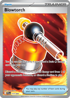 Blowtorch, Phantasmal Flames #117, Pokémon TCG card