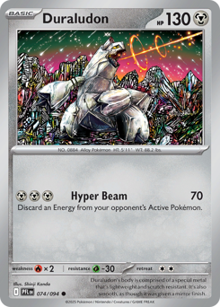 Duraludon, Phantasmal Flames #74, Pokémon TCG card
