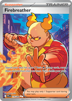 Firebreather, Phantasmal Flames #119, Pokémon TCG card