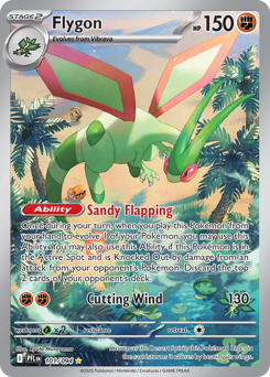 Flygon, Phantasmal Flames #101, Pokémon TCG card