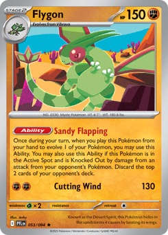 Flygon, Phantasmal Flames #53, Pokémon TCG card