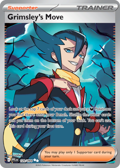 Grimsley's Move, Phantasmal Flames #120, Pokémon TCG card