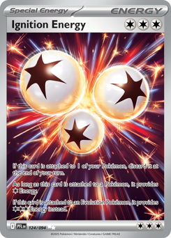 Ignition Energy, Phantasmal Flames #124, Pokémon TCG card