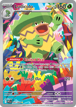 Ludicolo, Phantasmal Flames #95, Pokémon TCG card
