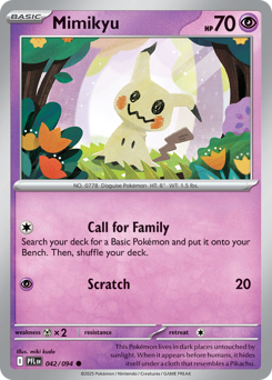 Mimikyu, Phantasmal Flames #42, Pokémon TCG card
