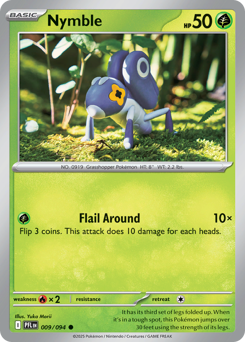 Nymble, Phantasmal Flames #9, Pokémon TCG card
