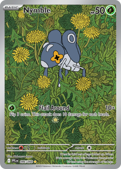 Nymble, Phantasmal Flames #96, Pokémon TCG card