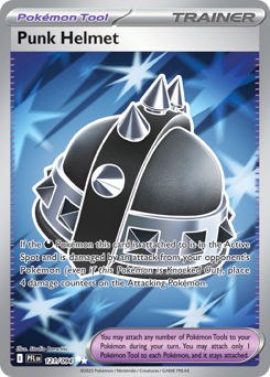 Punk Helmet, Phantasmal Flames #121, Pokémon TCG card