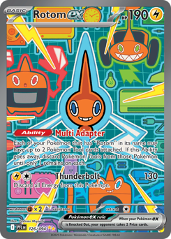 Rotom ex, Phantasmal Flames #126, Pokémon TCG card