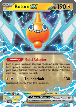 Rotom ex, Phantasmal Flames #29, Pokémon TCG card