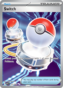 Switch, Phantasmal Flames #123, Pokémon TCG card